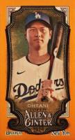 2024 Topps Allen & Ginter #97 Shohei Ohtani Chrome-Mini-Orange Refractor Baseball Card