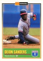 1993 Duracell Power Players I #7 Deion Sanders Series 2 Baseball Card