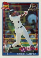 1991 Topps Desert Shield #156 Carlos Martinez Baseball Card