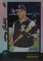 1998 Bowman Chrome #185 Magglio Ordonez Refractor Baseball Card