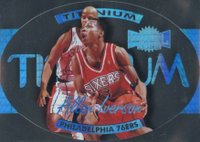 1997 Metal Universe Titanium #2 Allen Iverson Basketball Card
