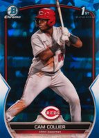2023 Bowman Sapphire Edition Chrome Prospects #BCP125 Cam Collier Baseball Card