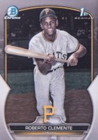 2023 Bowman Chrome Prospects #BCP252 Roberto Clemente Retrofractor Baseball Card