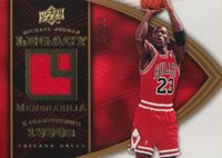 2008 Upper Deck Jordan Legacy Memorabilia #MJ-14 Michael Jordan Basketball Card