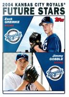2004 Topps  #330 Jimmy Gobble/Zack Greinke Baseball Card