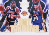 2008 Fleer Hot Prospects Hot Tandems #HT-9 Kobe Bryant/Magic Johnson Basketball Card
