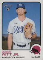 2022 Topps Heritage #520 Bobby Witt Jr. Baseball Card