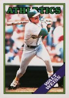 1988 Topps Tiffany Traded #126T Walt Weiss Baseball Card