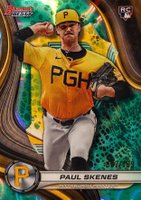 2024 Bowman's Best #53 Paul Skenes Aqua Lava Baseball Card