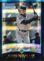 2001 Bowman Chrome  #351 Ichiro Suzuki Xfractor-Japanese Baseball Card