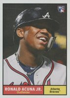 2018 Topps Throwback Thursday #187 Ronald Acuna Jr. Baseball Card