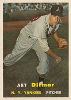 1957 Topps #132 Art Ditmar Baseball Card