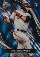 2024 Topps Chrome Black #70 Colton Cowser Blue Lava Baseball Card