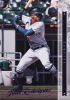 2022 Panini Chronicles Luminance #15 Julio Rodriguez Purple Baseball Card