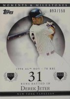 2007 Topps Moments & Milestones  #82 Derek Jeter 31 RBI Baseball Card