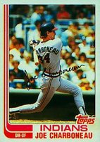 1982 Topps #630 Joe Charboneau Baseball Card