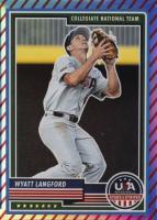 2023 Panini Stars & Stripes USA #85 Wyatt Langford Stripes Baseball Card