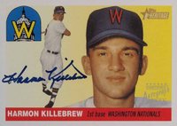 2004 Topps Heritage Real One Autographs #RO-HK Harmon Killebrew Baseball Card