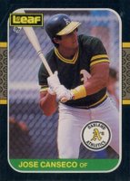 1987 Leaf #151 Jose Canseco Baseball Card