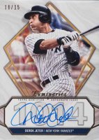 2022 Topps Luminaries Hit Kings Autographs #HKDJ Derek Jeter Baseball Card