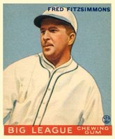 1933 Goudey #130 Fred Fitzsimmons Baseball Card