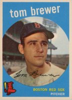 1959 Topps #55 Tom Brewer Baseball Card