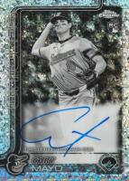 2025 Topps Chrome Rookie Autographs #RACMA Coby Mayo Black & White Mini Diamond Baseball Card