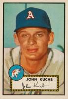 1952 Topps #358 John Kucab Baseball Card
