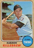 1968 Topps #220 Harmon Killebrew Baseball Card