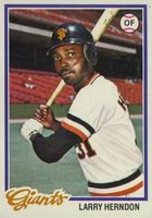 1978 Topps #512 Larry Herndon Baseball Card