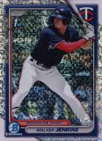 2024 Bowman Chrome Prospects #BCP43 Walker Jenkins Mini Diamond Refractor Baseball Card