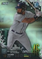 2019 Bowman Scouts' Top 100 Chrome #BTP46 Yordan Alvarez Baseball Card