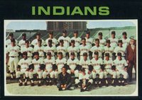 1971 Topps #584 Cleveland Indians Team Baseball Card