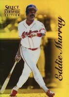1996 Select Certified #10 Eddie Murray Mirror Gold Baseball Card