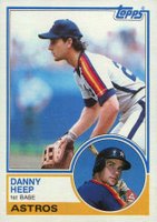 1983 Topps #538 Danny Heep Baseball Card