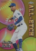 2024 Topps Chrome Chrome All Etch #CAE13 Mookie Betts Gold Refractor Baseball Card