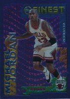 1995 Finest Rookie Veteran  #RV-20 Jason Caffey/Michael Jordan Basketball Card