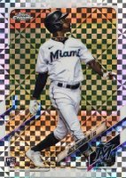 2021 Topps Chrome #144 Jazz Chisholm X-Fractor Baseball Card