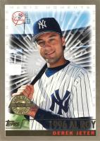 2000 Topps #478 Derek Jeter Magic Moments-1996 Al Roy Baseball Card