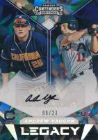 2019 Panini Contenders Draft Picks Legacy Signatures #5 Andrew Vaughn Cracked Ice Baseball Card