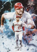 2022 Topps Fire Fired Up #FIU1 Mike Trout Baseball Card