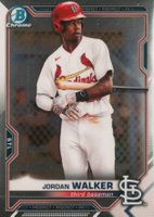 2021 Bowman Chrome Prospects #BCP146 Jordan Walker Baseball Card