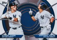 2025 Topps Dynamic Duos #DD4 Aaron Judge/Anthony Volpe Baseball Card