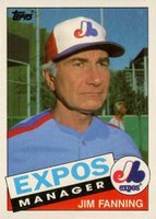 1985 Topps #759 Jim Fanning Baseball Card