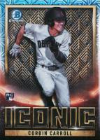 2023 Bowman Chrome Mega Box Bowman Iconic #BI18 Corbin Carroll Baseball Card