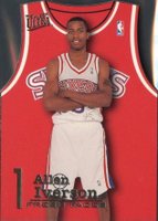 1996 Ultra Fresh Faces #5 Allen Iverson Basketball Card