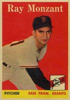 1958 Topps #447 Ray Monzant Baseball Card