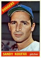 1966 O-Pee-Chee #100 Sandy Koufax Baseball Card