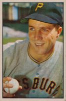 1953 Bowman Color #16 Bob Friend Baseball Card