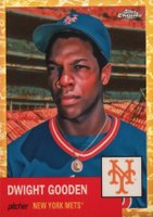 2022 Topps Chrome Platinum Anniversary #10 Dwight Gooden Platinum Toile Cream/Gold Refractor Baseball Card